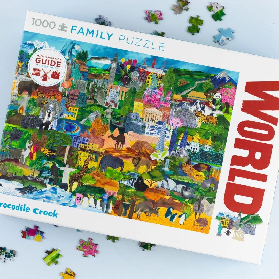 1000 Piece Boxed - World Collage