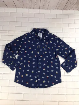 365 Kids Navy Print Dinosaurs Top