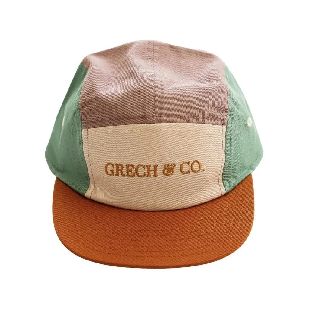 5 Panel Hat - Burlwood, Shell