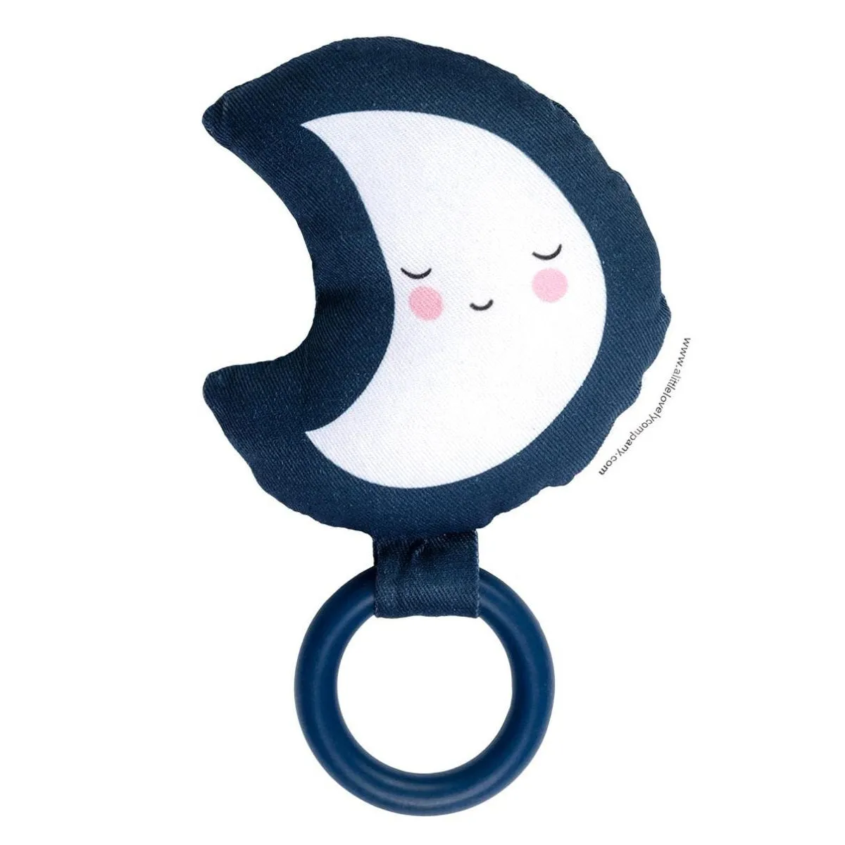 A Little Lovely Company Baby Rattle Moon