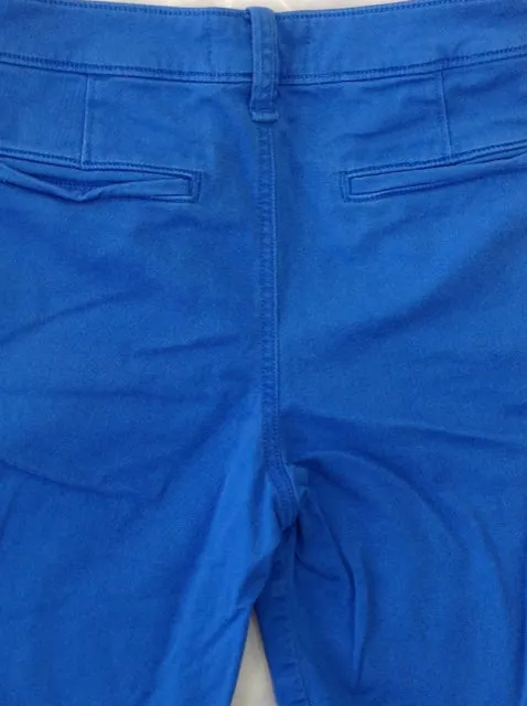 Abercrombie & Fitch Blue Solid Shorts