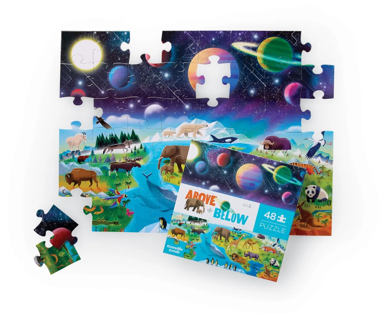 Above & Below Puzzle 48 Piece - Earth & Space