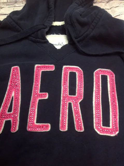 AEROPOSTAL Blue & Pink Top
