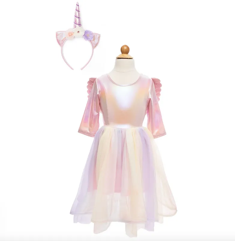 Alicorn Dress with Wings & Headband 5/6