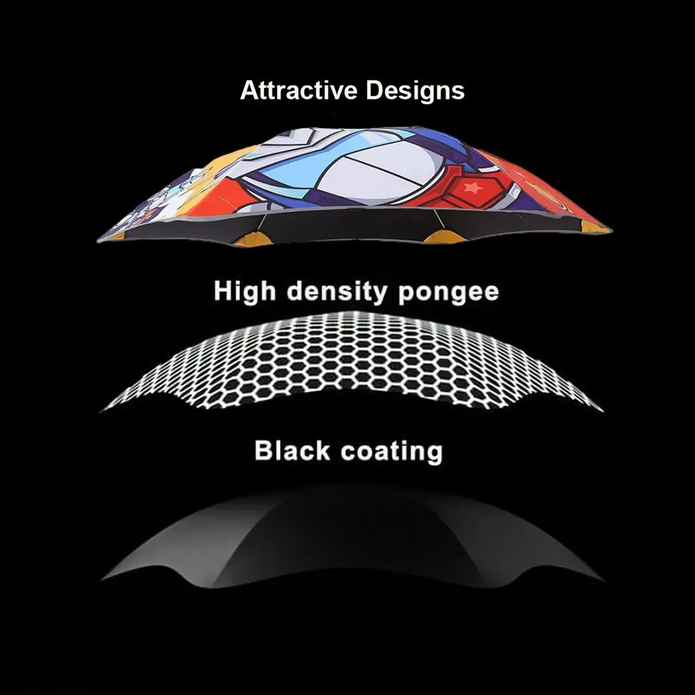 Aliens Space theme, Canopy Shape Umbrella for Kids, 5-12yrs