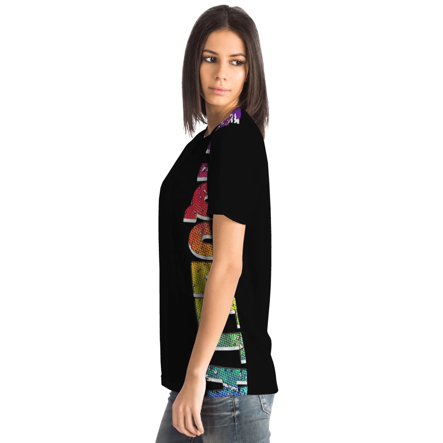 Amy LaQueefa rainbow/black PREMIUM t-shirt
