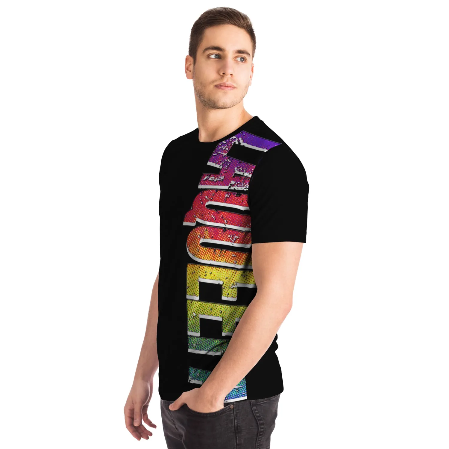 Amy LaQueefa rainbow/black PREMIUM t-shirt
