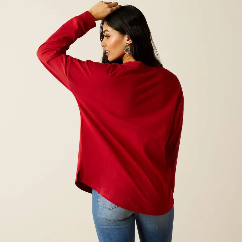 Ariat Women's Rio Red Roadside Oversized Long Sleeve Tee 10052467