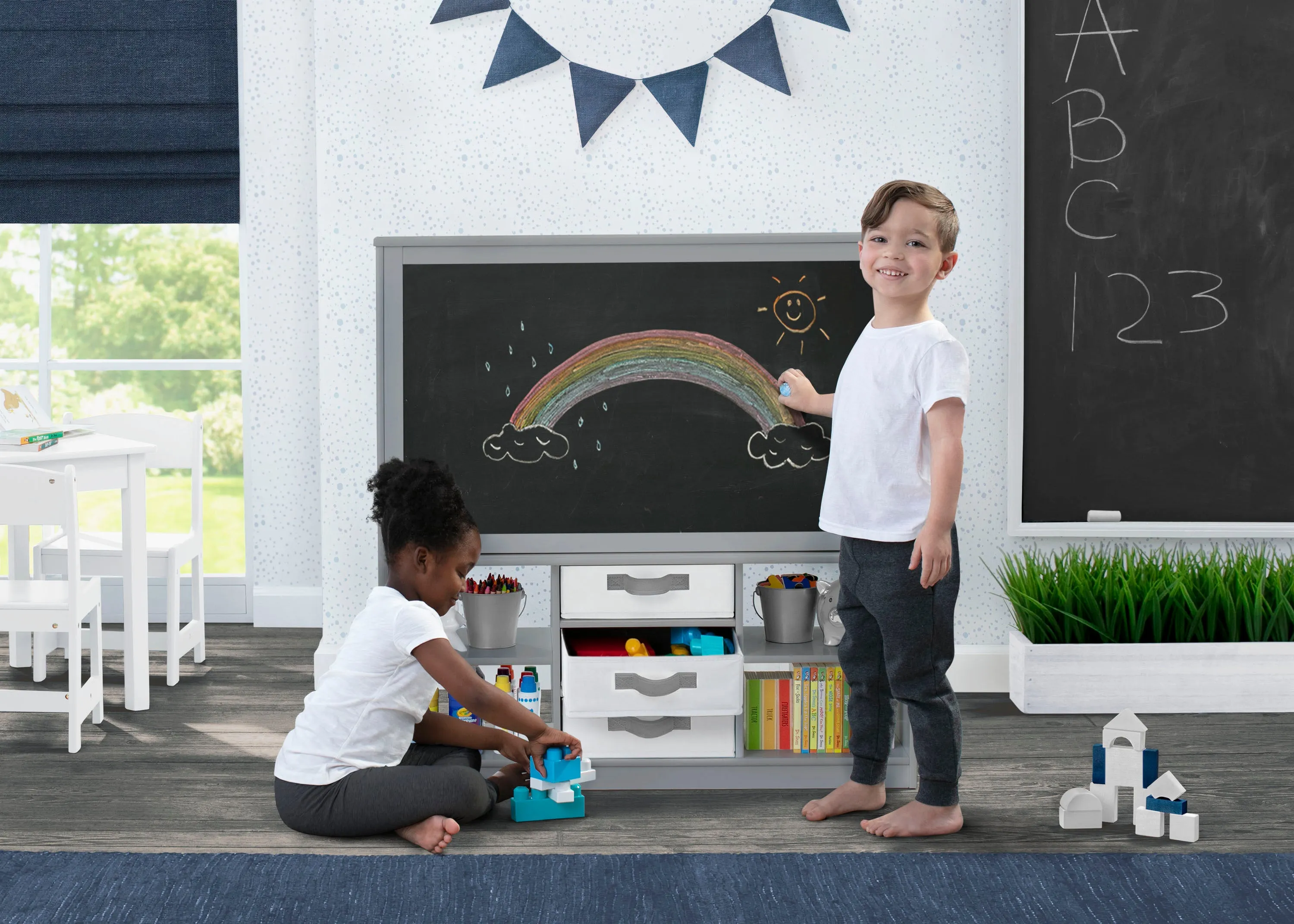 At-Home Artist Center – Deluxe Double-Sided Easel & Storage Unit