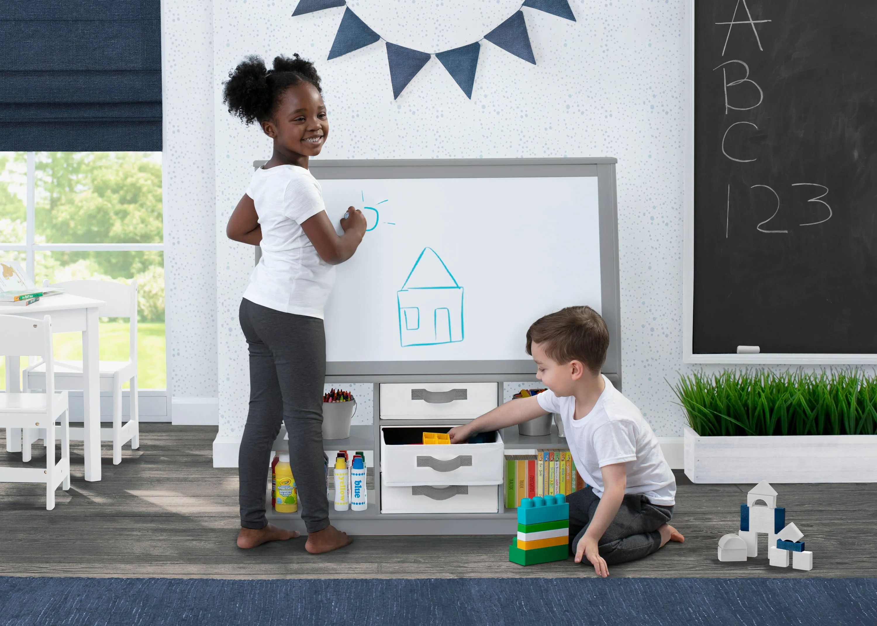 At-Home Artist Center – Deluxe Double-Sided Easel & Storage Unit