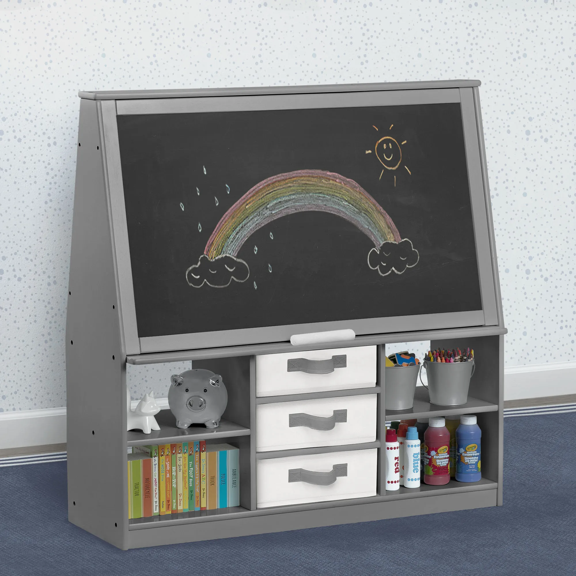At-Home Artist Center – Deluxe Double-Sided Easel & Storage Unit