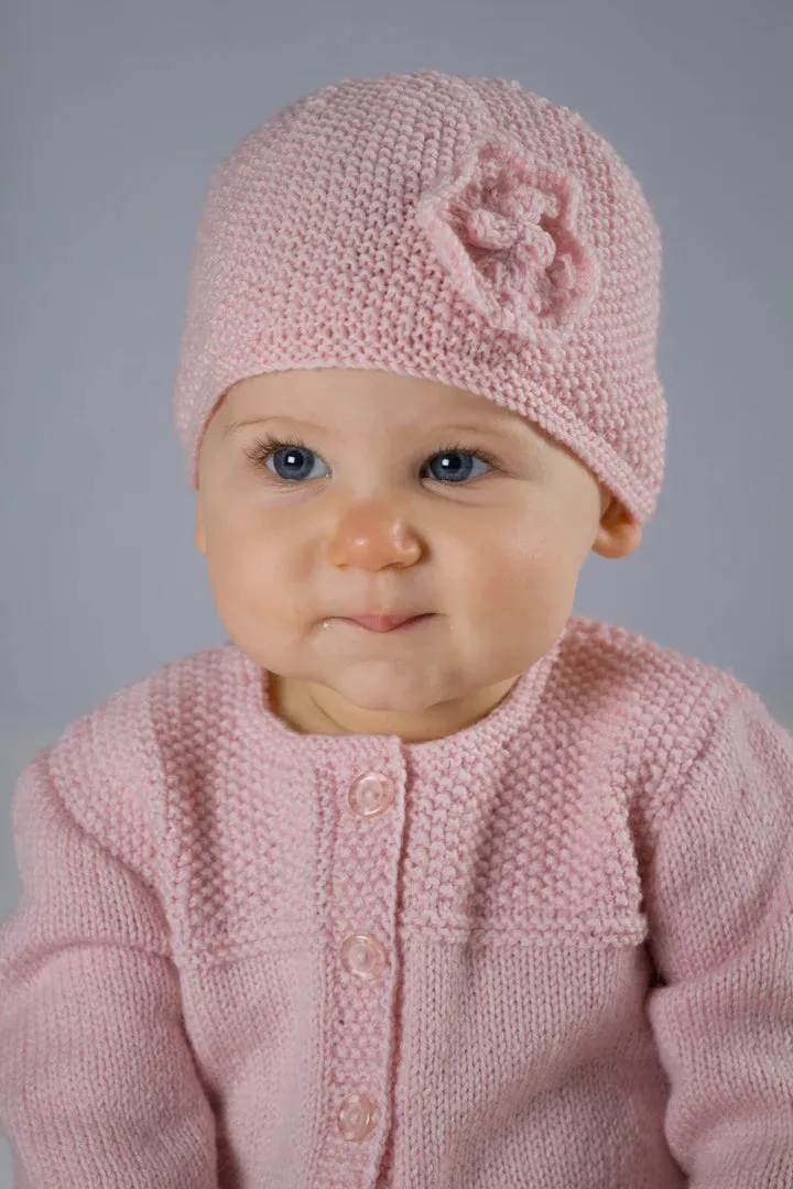 Baby Cakes Abigail Cardi & Hat Bc39 0-12Months Knitting Pattern