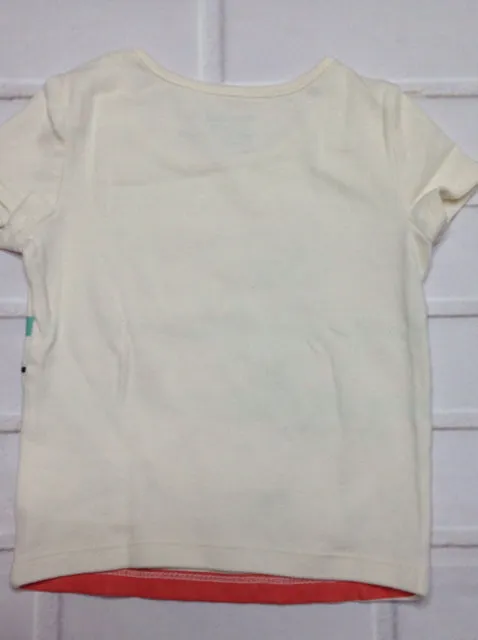 Baby Gap Cream & Green Top