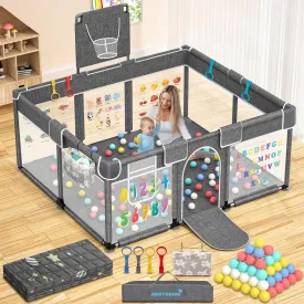 Baby Playpen with Mat