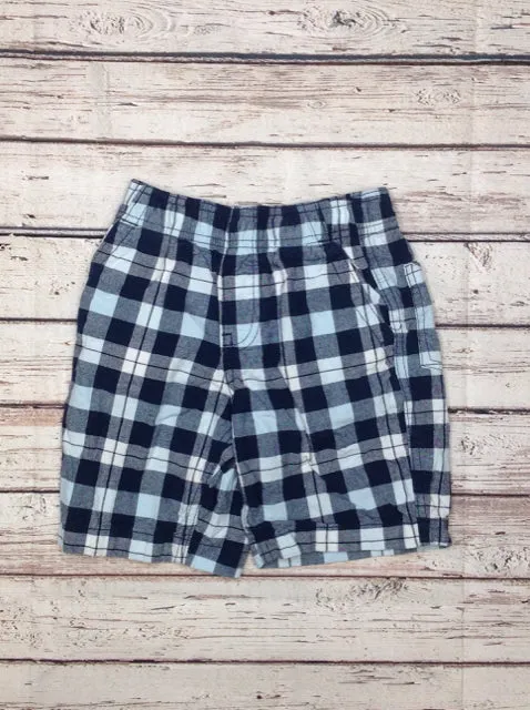 Basic Editions WHITE & BLUE Checkered Shorts
