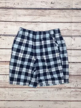 Basic Editions WHITE & BLUE Checkered Shorts