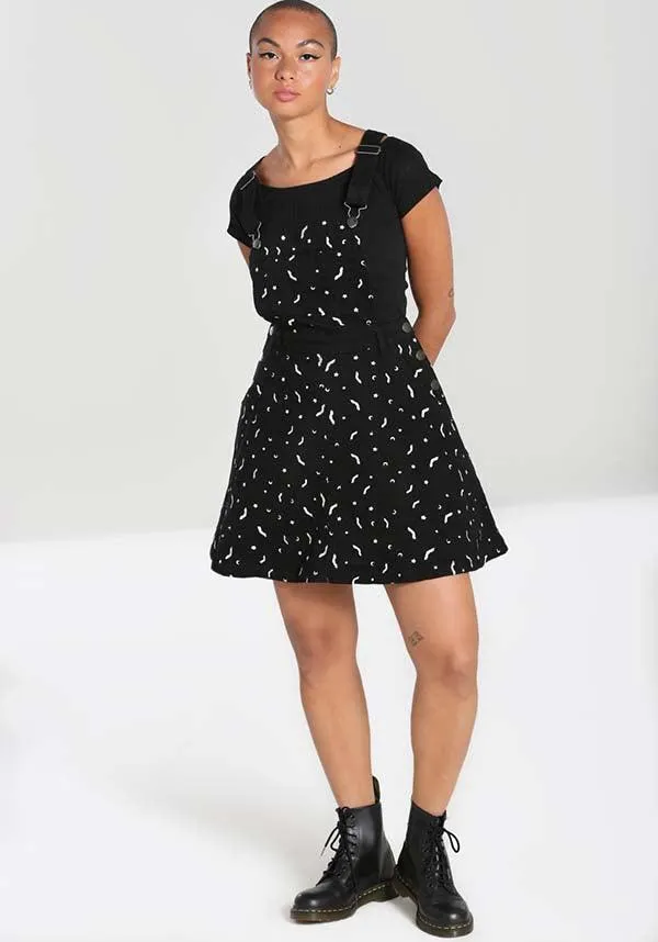 Bat [Black] | PINAFORE DRESS**