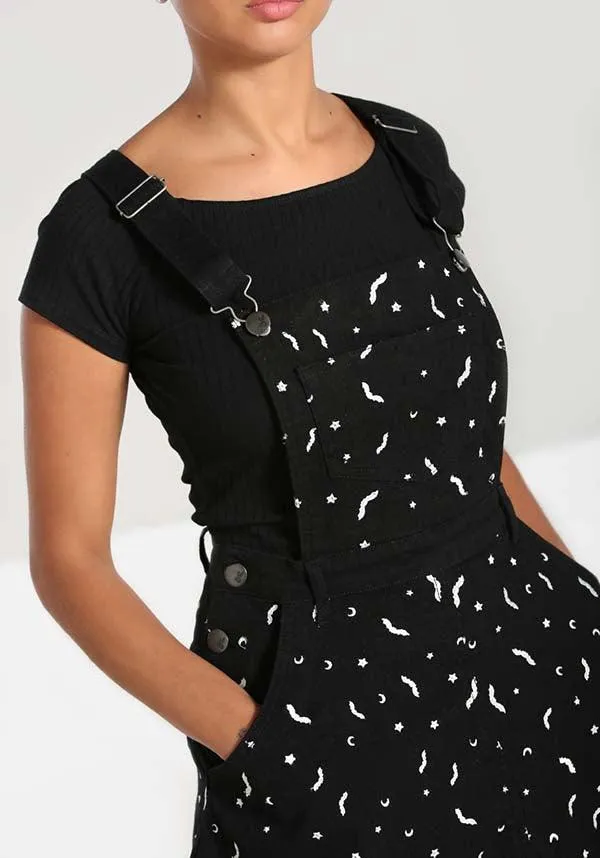 Bat [Black] | PINAFORE DRESS**