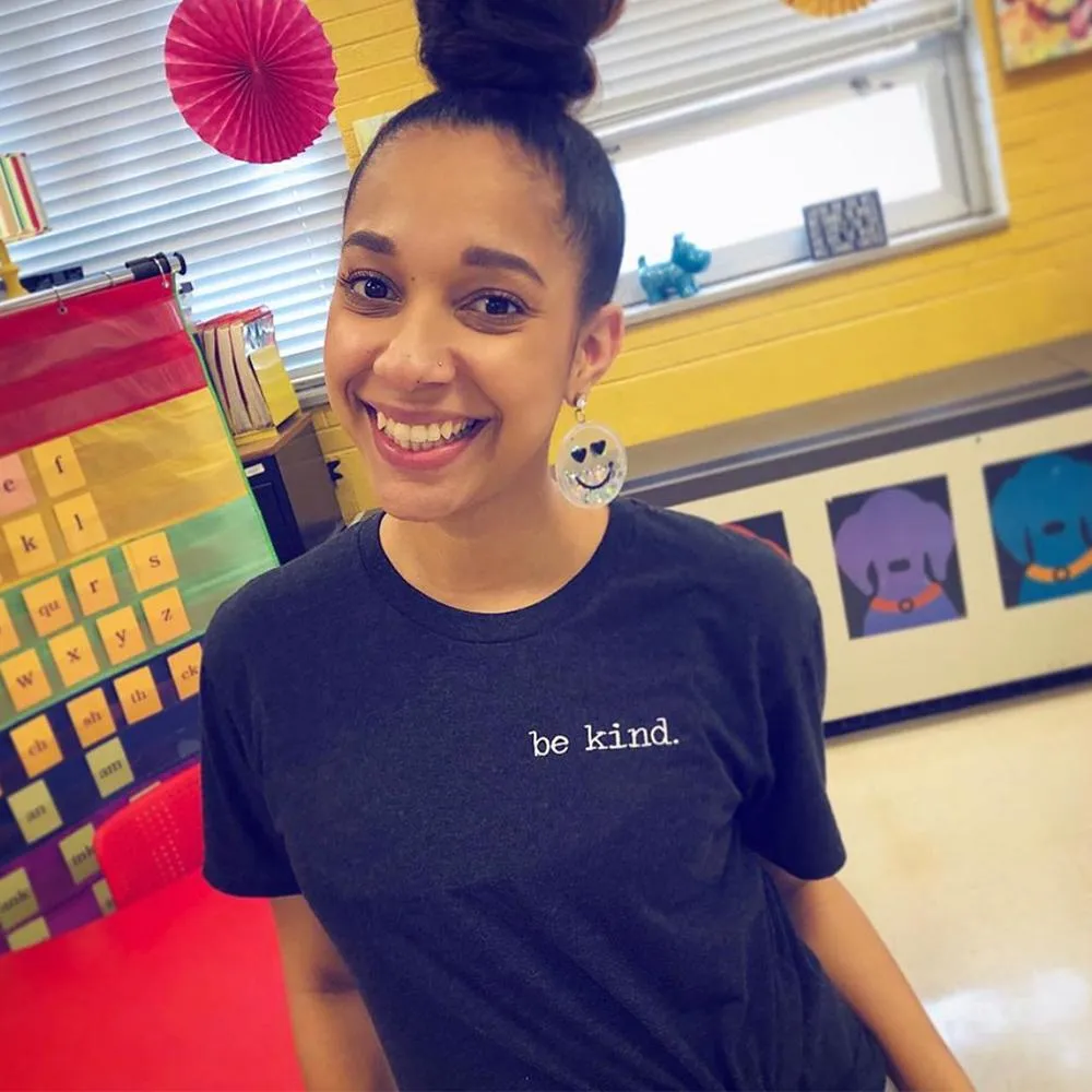 Be Kind Embroidered Classic Tee
