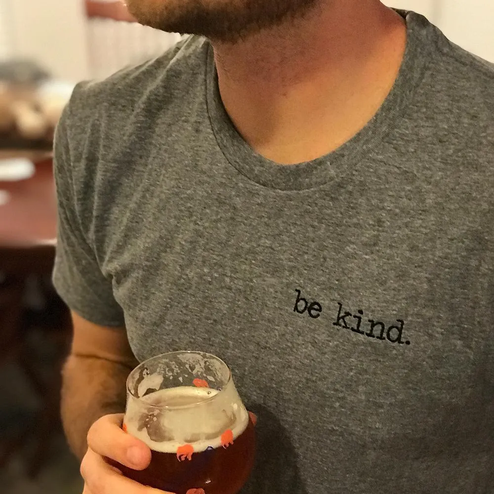 Be Kind Embroidered Classic Tee