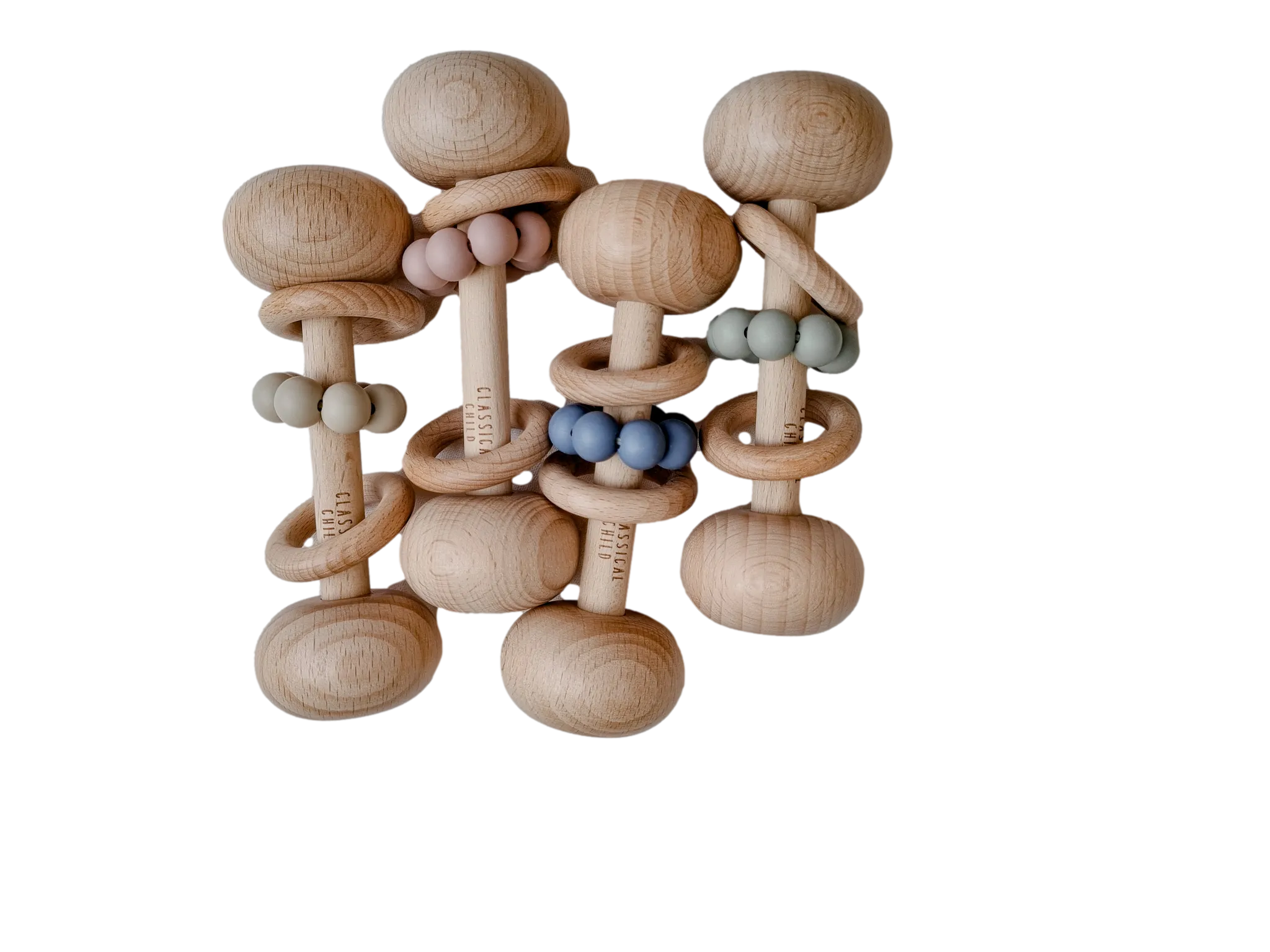 Beech & Silicone Rattle Blush