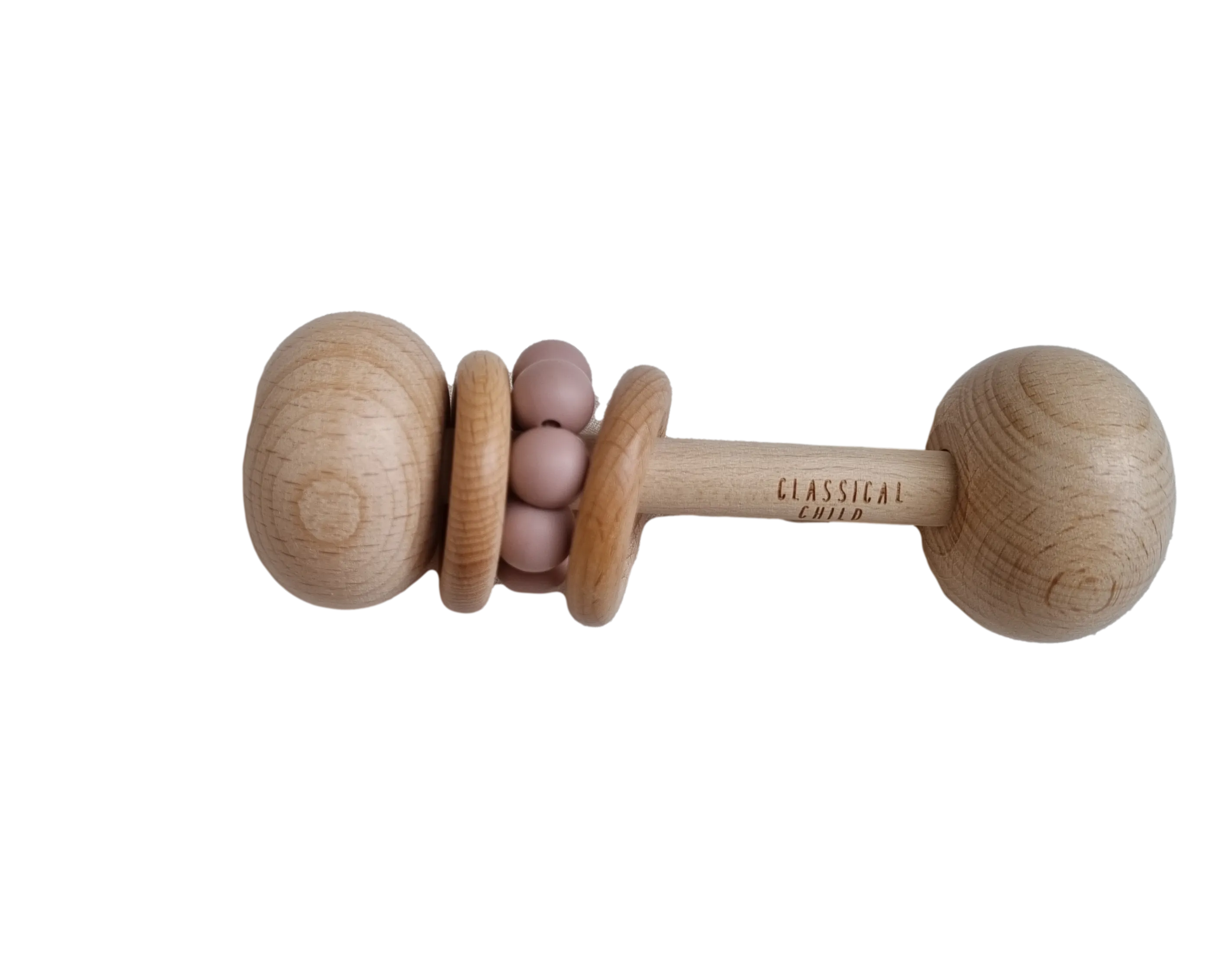 Beech & Silicone Rattle Blush