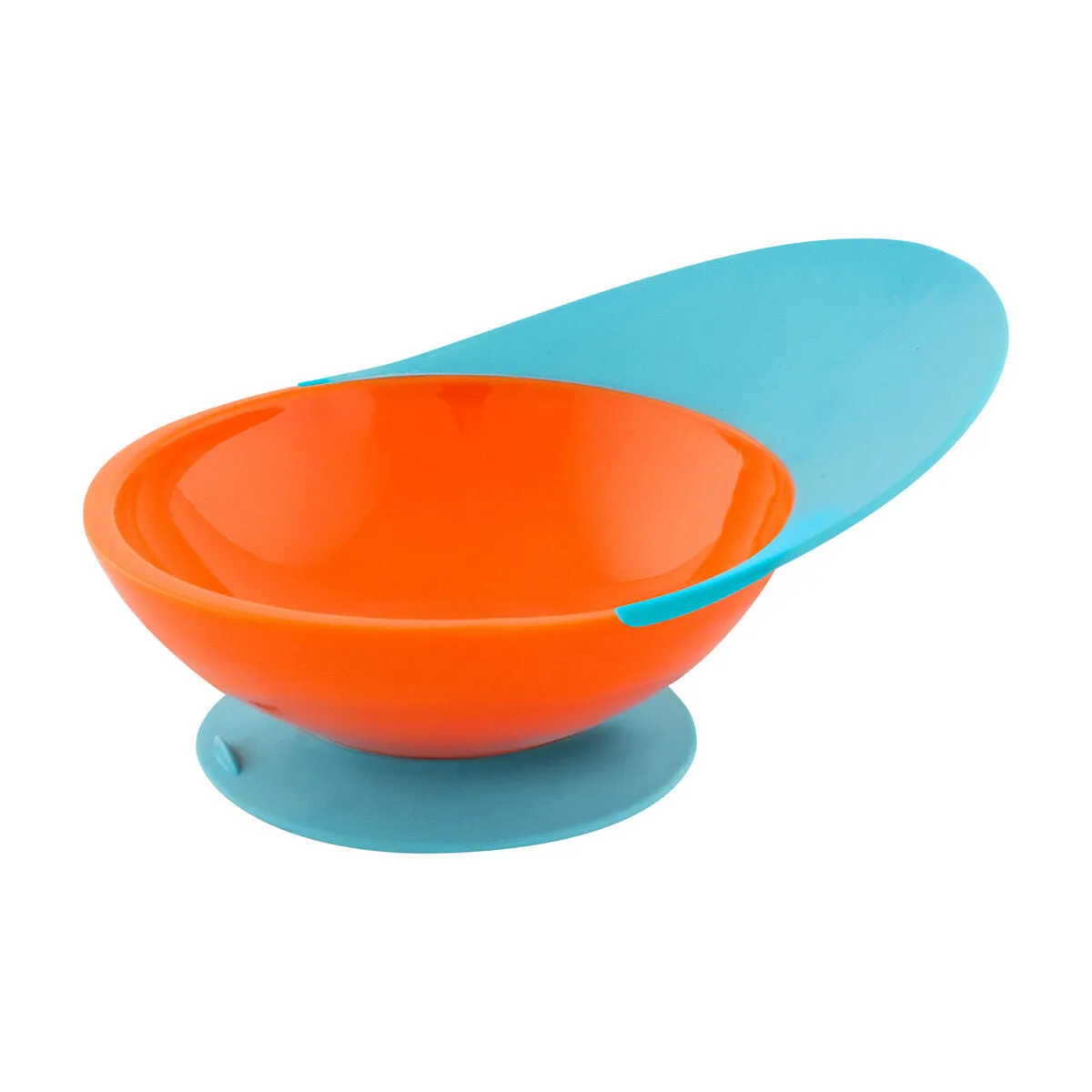 Boon Catch Bowl with Spill Catcher Orange