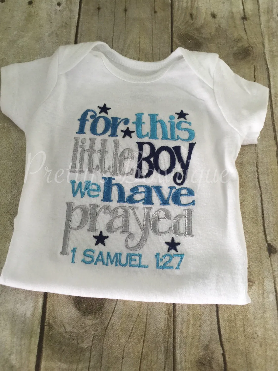 Boys Coming home outfit For this little boy I/ WE have Prayed t shirt or bodysuit and beanie