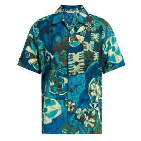 Boys Rayon Shirt: XS(4/5) - L(12/14) - Tiare Bright Blue