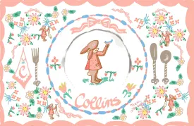 Bunny with Bird Laminated Placemat
