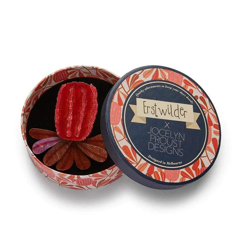 Bushy Blush Brooch