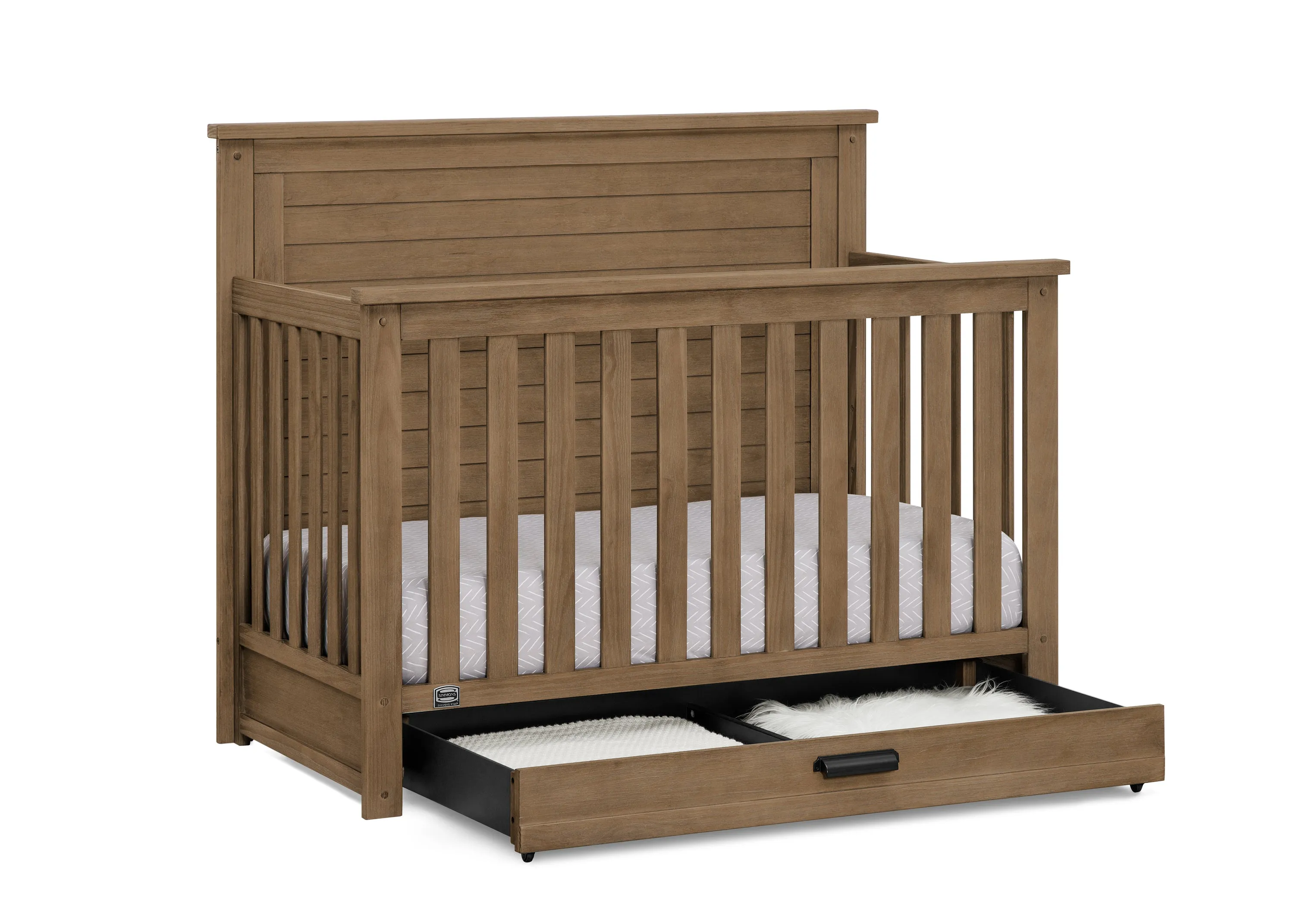 Caden 6-in-1 Convertible Crib with Trundle Drawer