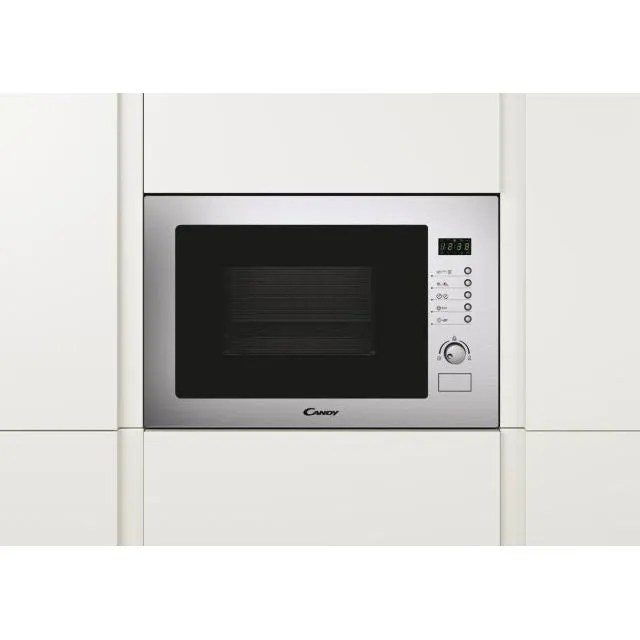 Candy 25L 1000W Frameless Built-In Microwave - Stainless Steel | MIC25GDFX