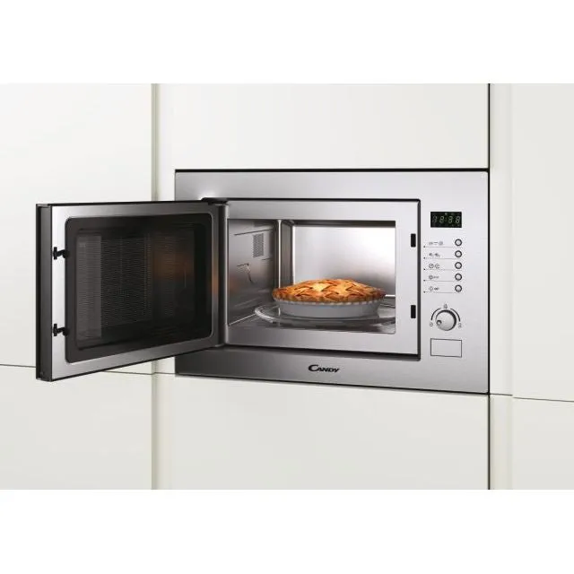 Candy 25L 1000W Frameless Built-In Microwave - Stainless Steel | MIC25GDFX