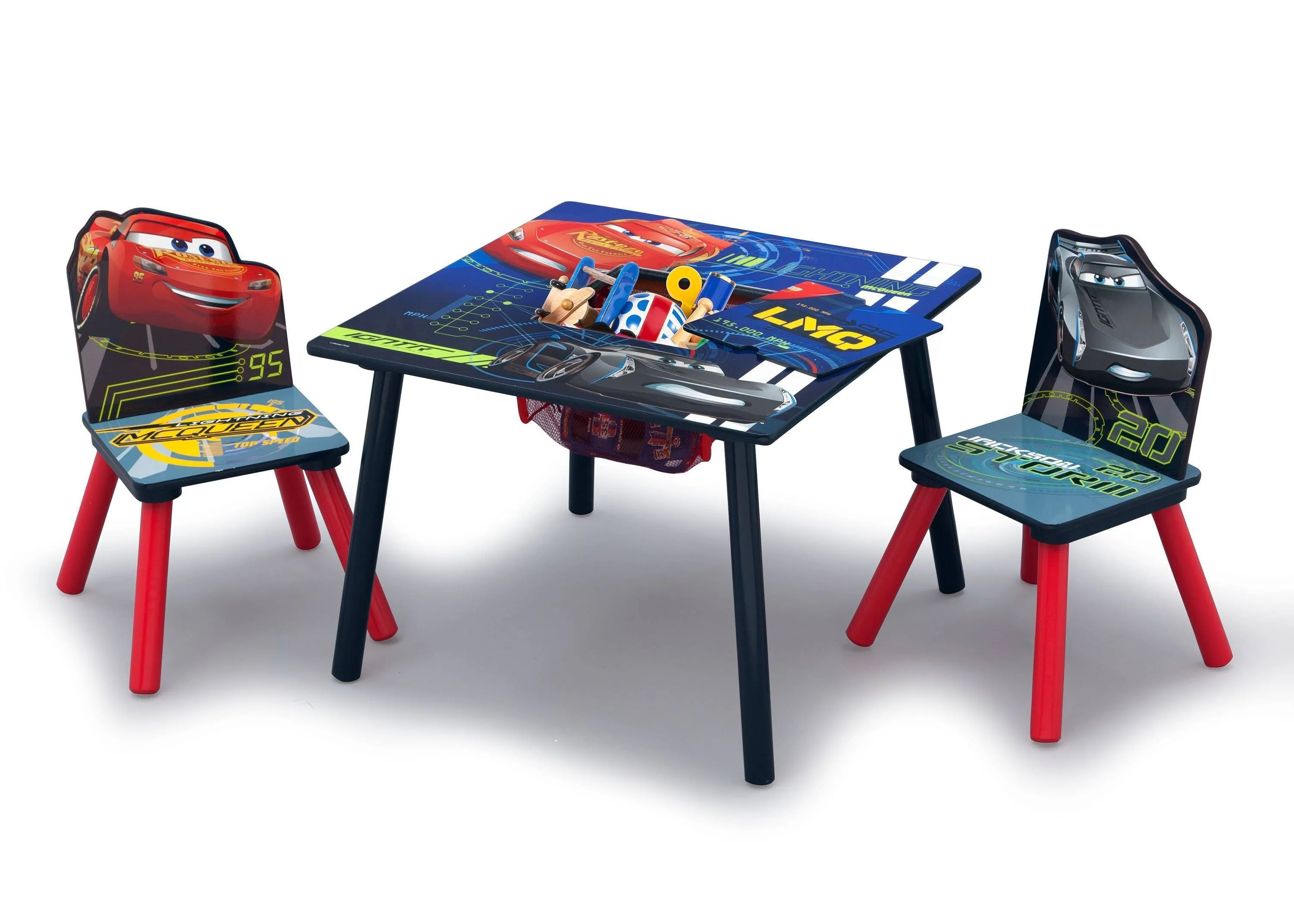 Cars Table & Chair Set with Storage