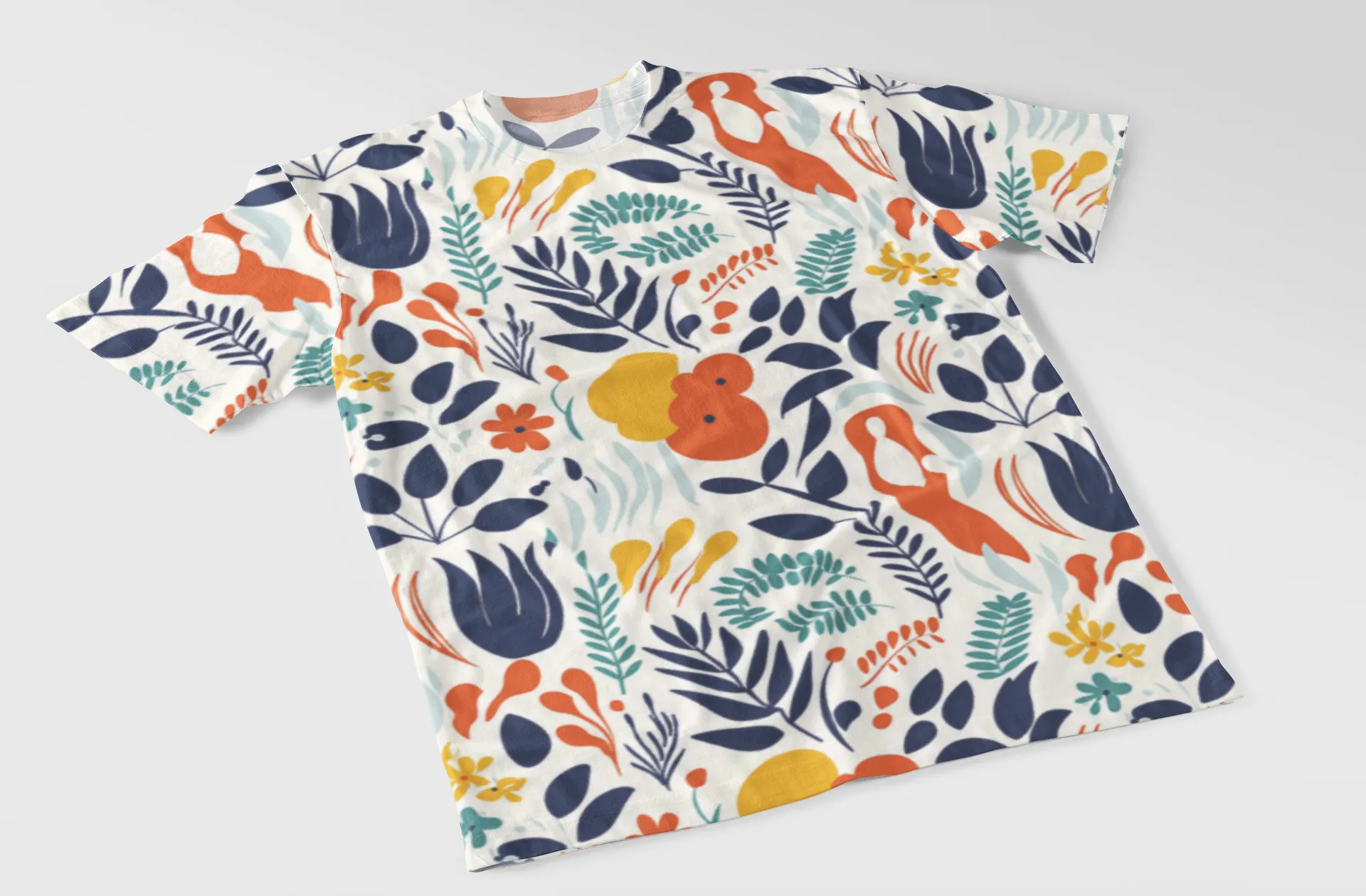 Chic Floral Art Women's Statement Printed T-Shirt