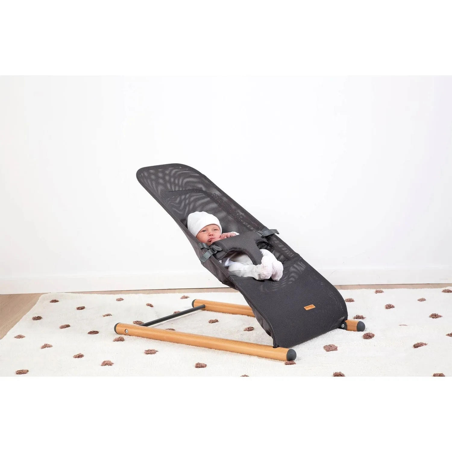 Childhome Evolux Bouncer - Natural Anthracite