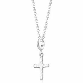 Children's Silver Cross Necklace