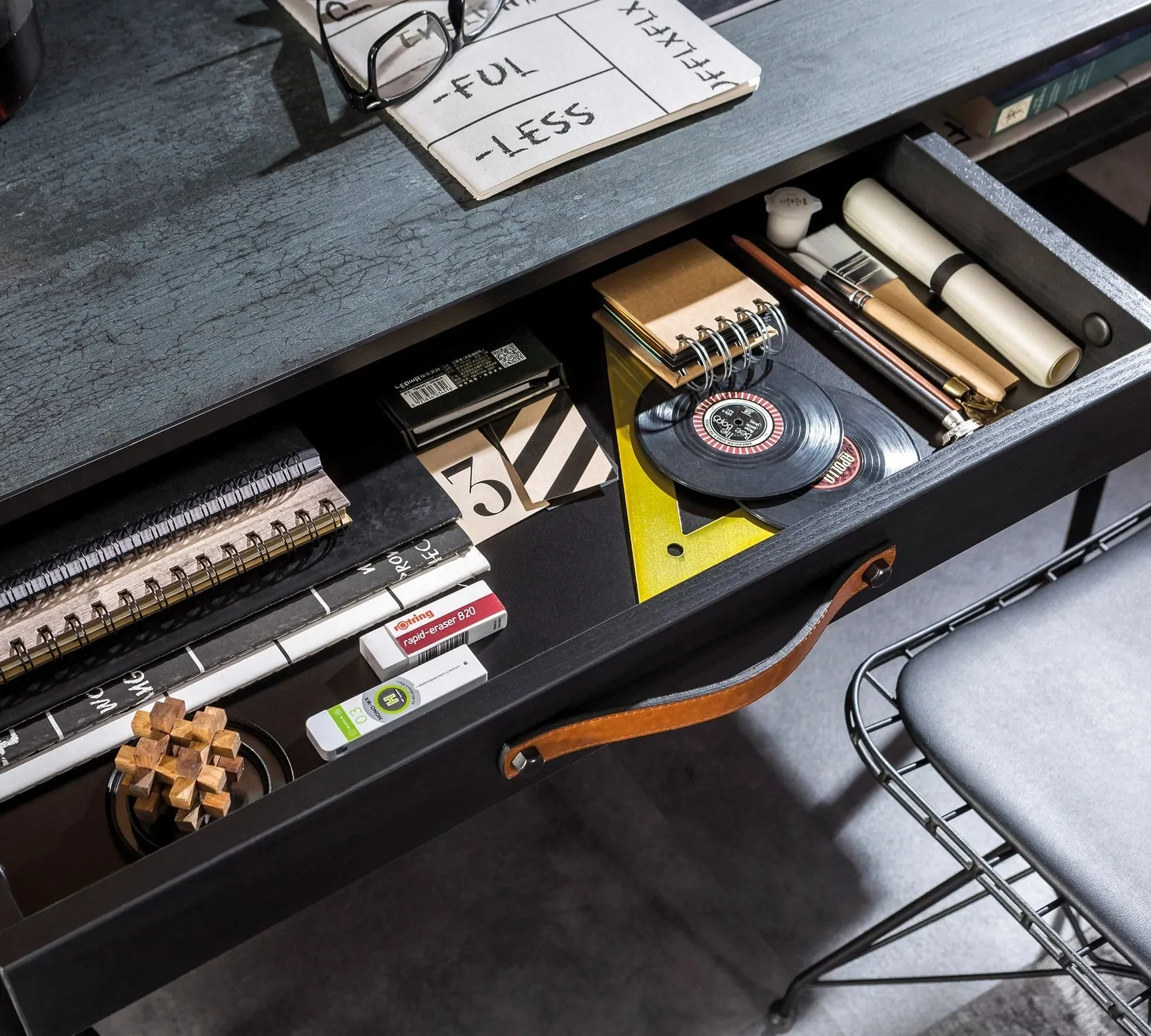 Cilek Dark Metal Small Study Desk