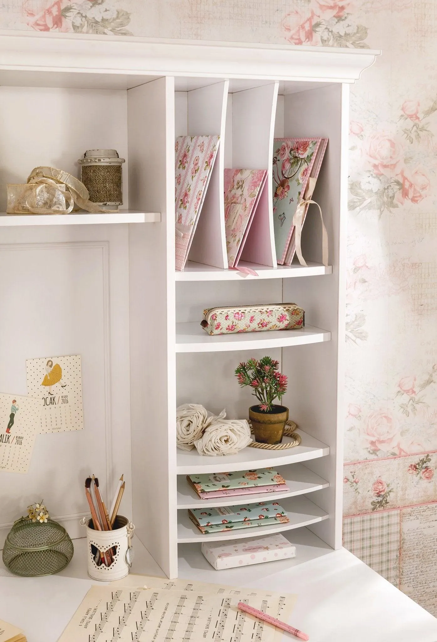 Cilek Romantica Study Desk Unit Only
