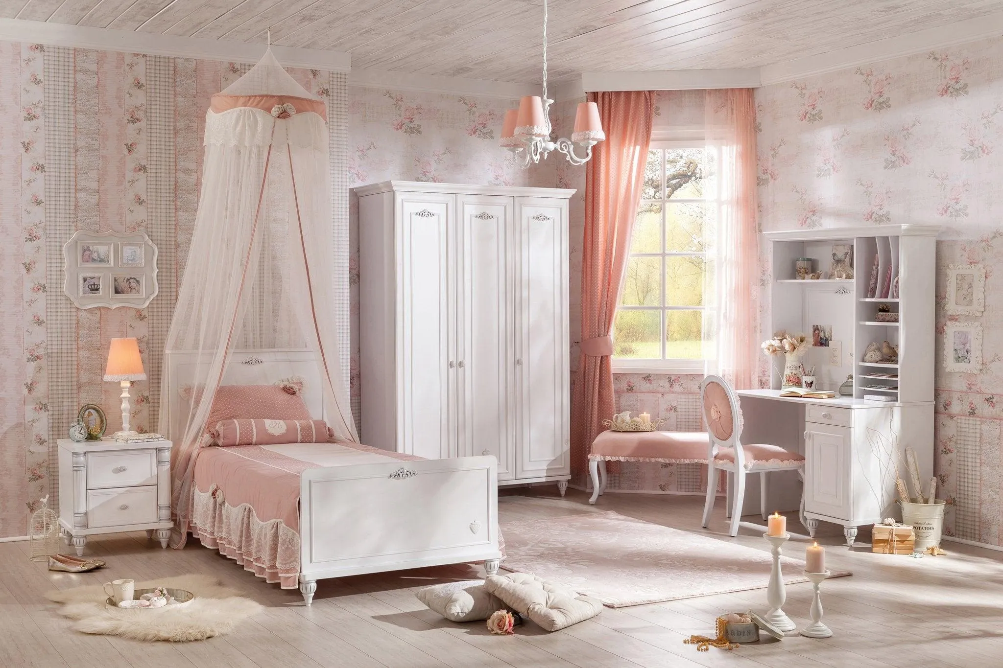 Cilek Romantica Study Desk Unit Only