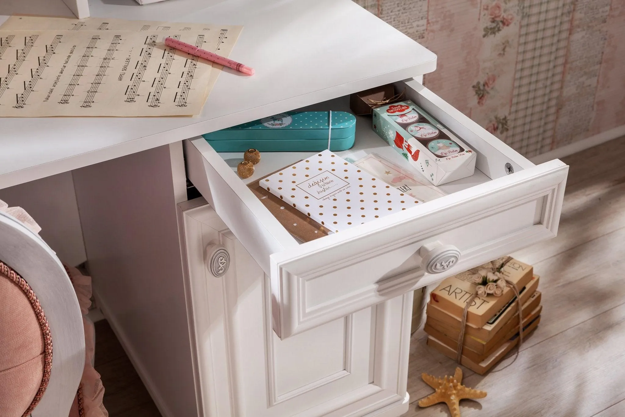 Cilek Romantica Study Desk Unit Only