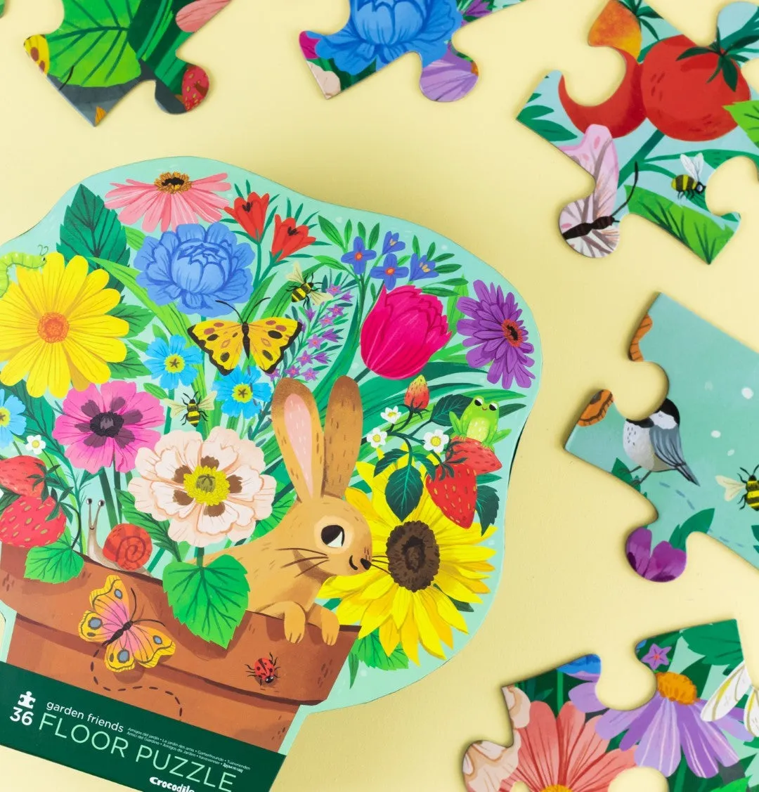 Classic Floor Puzzle 36 Piece - Garden Friends