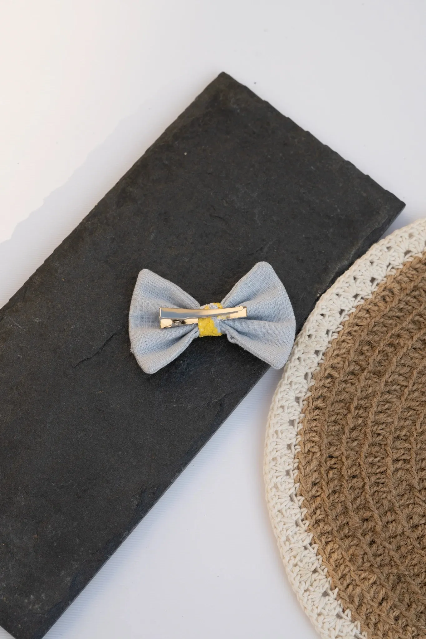 Cotton Bow Hair Clip