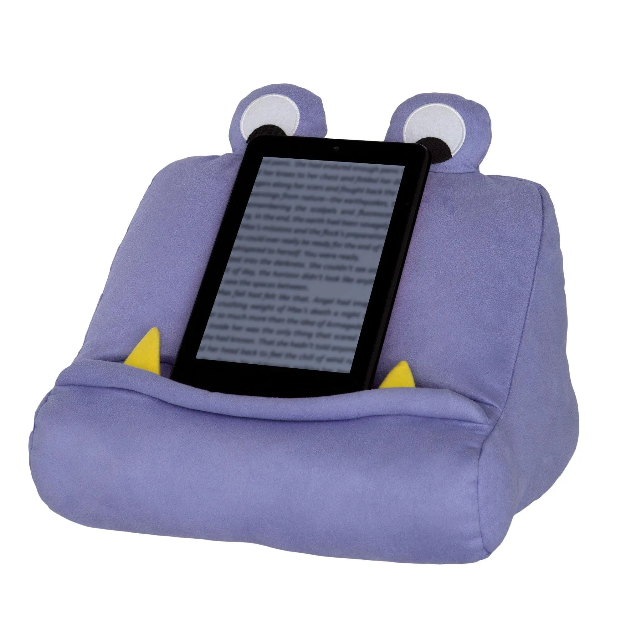 Cuddly Reader iPad, Tablet Stand and Book Holder (BookMonster Purple)