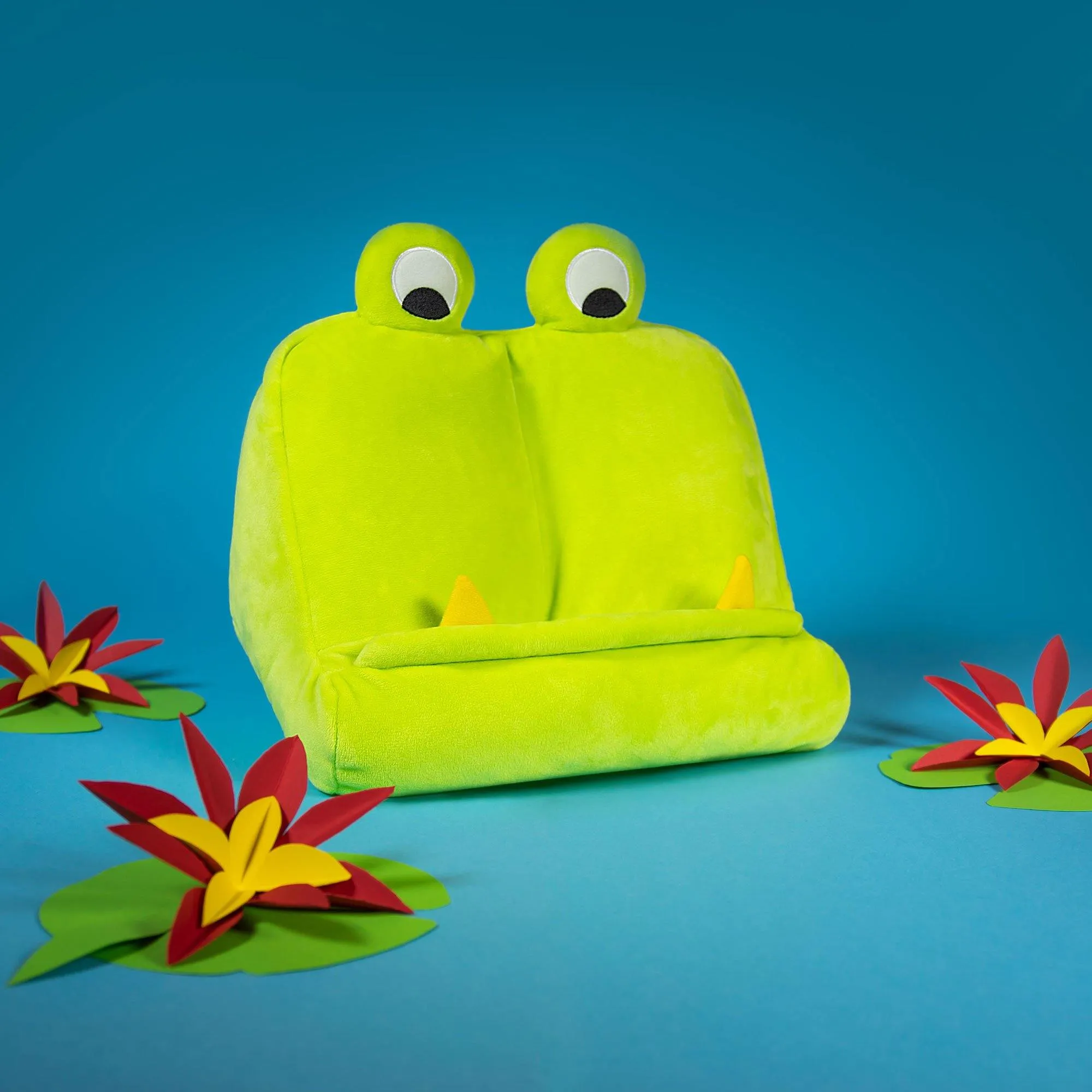 Cuddly Reader iPad, Tablet Stand and Book Holder (BookMonster Purple)