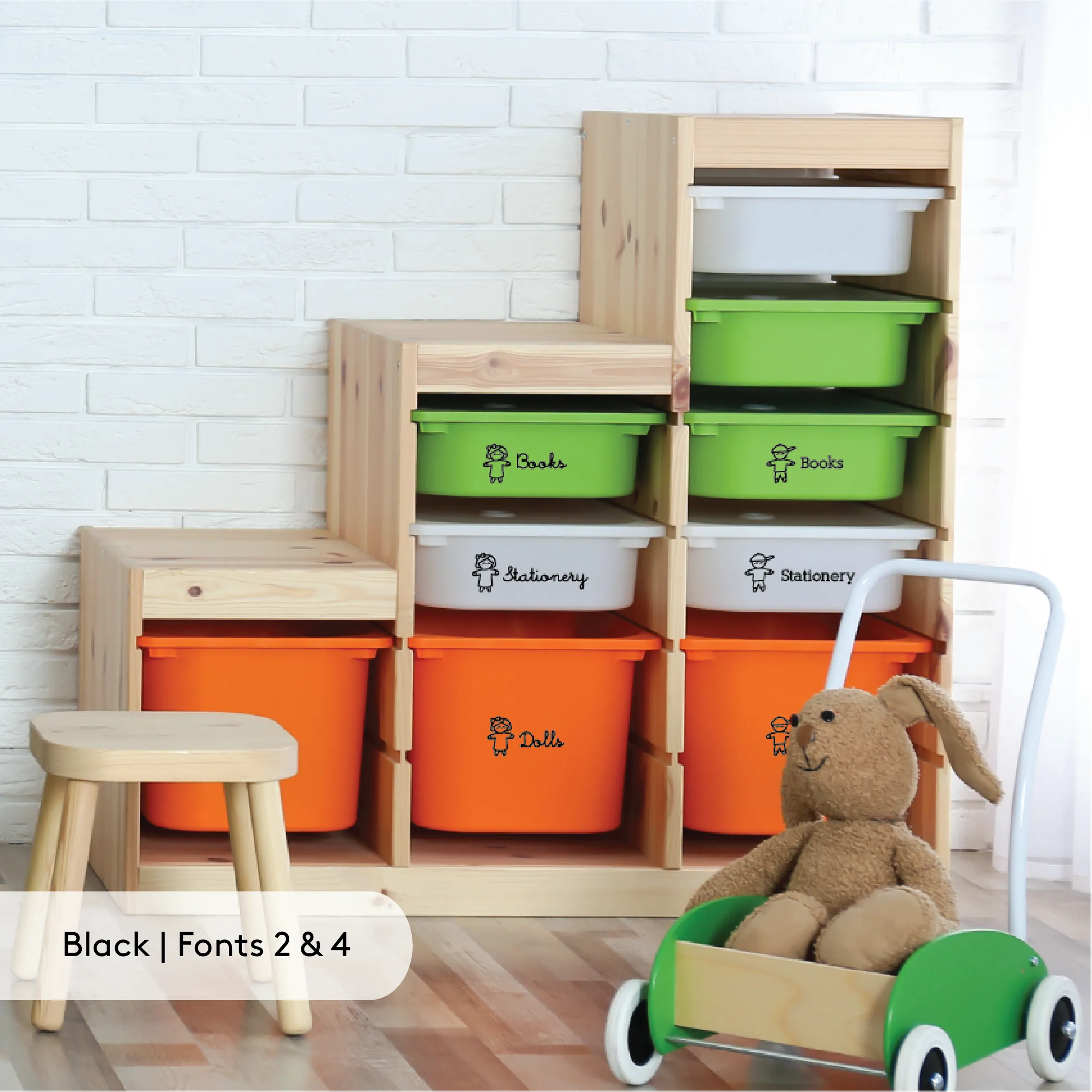 Custom Toy Bin Label