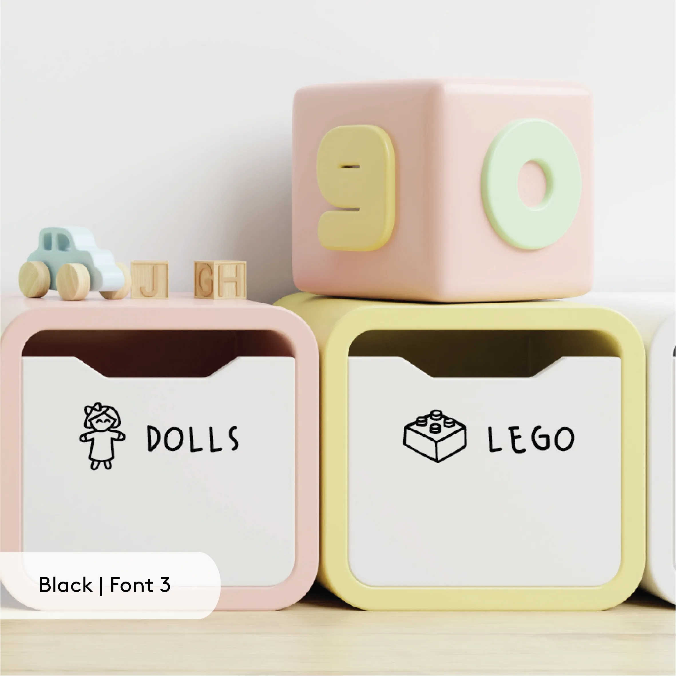 Custom Toy Bin Label