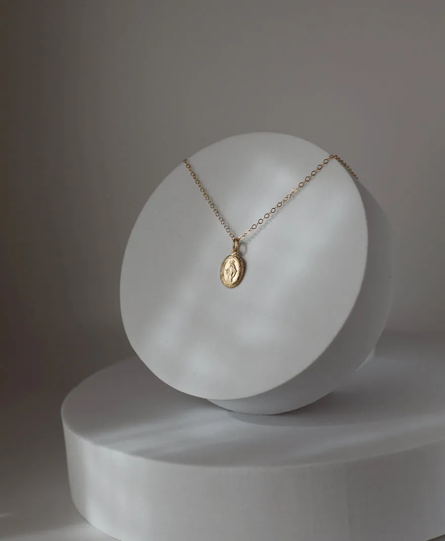 Dainty Miraculous Medal Necklace