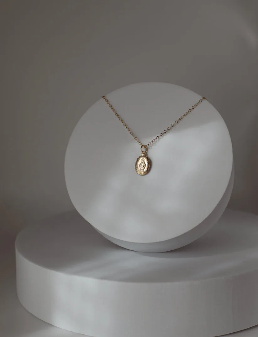 Dainty Miraculous Medal Necklace